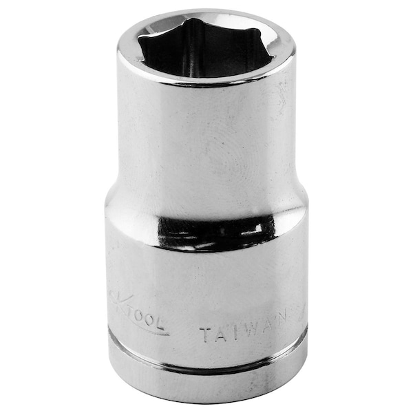 K-Tool International 1/2" Drive, 9/16" SAE Socket, 6 Points, Stndrd 6 Pnt 1/2"Dr, 9/16 KTI-23118 - main